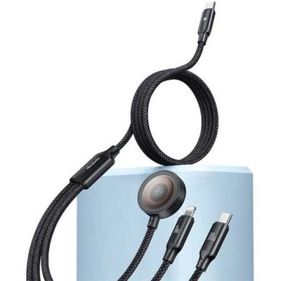 کابل Type-C به Type-C و شارژر گلکسی واچ مک دودو Mcdodo CA-421 Cable Wireless Charger توان 60 وات